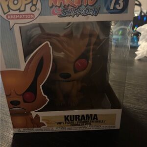 Funko Pop! Animation Kurama Figure - Brown and Red